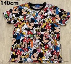 東京ディズニーリゾート Tシャツ 140cm ミッキー　　フレンズ　総柄　キッズのサムネイル