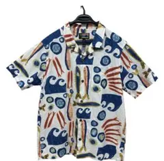 美品✨ パタゴニア タイダルスレッズ キャンプ シャツ L 総柄 アロハ