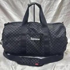 極美品✨Supreme✨2way ボストンバッグ　ダッフル　ブラック　大容量 美品]シュプリーム 2way ダッフルバッグ ボストンバッグ 楽天