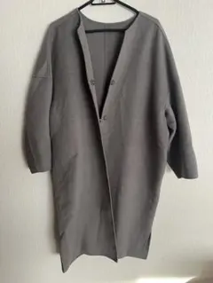 ウールリバーノーカラーコート