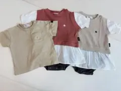 美品✨POLO Baby ロンパース Tシャツ　3点セットのサムネイル