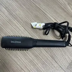 美品　サロニア　ストレートヘアブラシ　ヘアアイロン　SALONIA ブラック