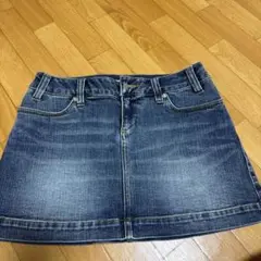 black eye patch デニム　スカート THE BLACK EYE PATCH デニムミニスカートM レディース