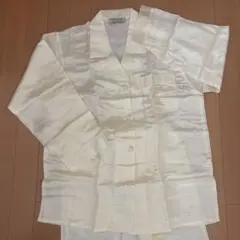 新品　コシノヒロコ　シルク長袖パジャマ　M～L 新品 コシノヒロコ シルク長袖パジャマ M～L - メルカリ