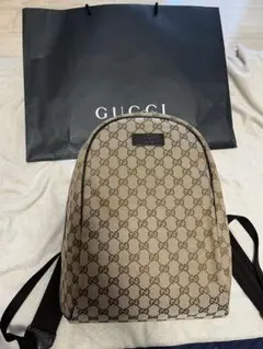 GUCCI GGパターン ベージュリュック