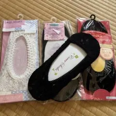 レースフットカバー4足