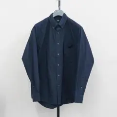 UNIQLO　ユニクロ　ブロードシャツ/ボタンダウン　M　69 NAVY　現行品