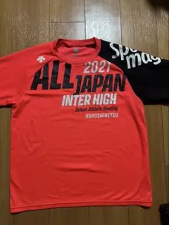 DESCENTE インターハイ Mサイズ Tシャツオールジャパン 陸上競技
