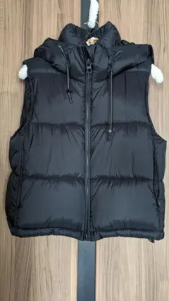 zara 中綿キルティングベスト ブラック Mサイズ