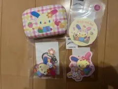 サンリオ ウサハナ サンキューマート グッズ ステッカー 小物入れ キーホルダー