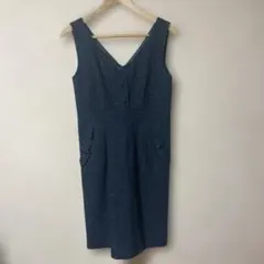 tocco closet ネップツイードジャンパースカート