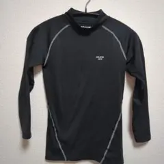 A.D.ONE キッズ 長袖 アンダーシャツ ブラック 150cm