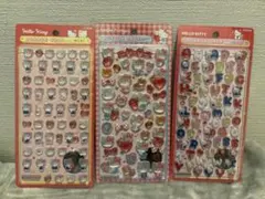ハローキティ ボンボンドロップシール 3点セット