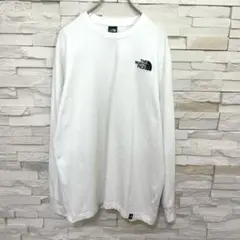美品 THE NORTH FACE ノースフェイス 人気の白 ロングスリーブ