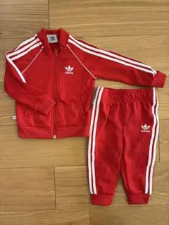 adidas 赤 ジャージセット 80cm
