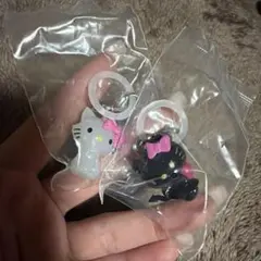 ハローキティ キーホルダー 2個セット キティちゃん めじるしアクセサリー