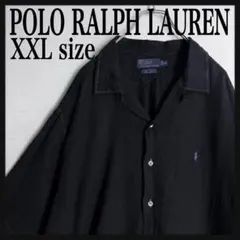 【入手困難モデル☆オープンカラー☆】ポロラルフローレン 刺繍ロゴ 上品シャツ