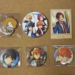 あんスタ Trickstar 缶バッジ チェキ キーホルダー 6点セット まとめ