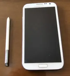[ジャンク品]Samsung GALAXY Note II ホワイト 本体
