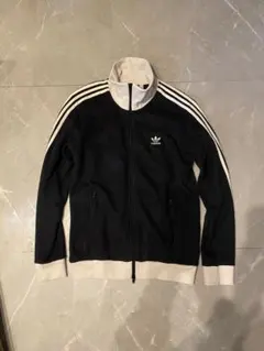 adidas ワッフル　トラックジャケット　黒