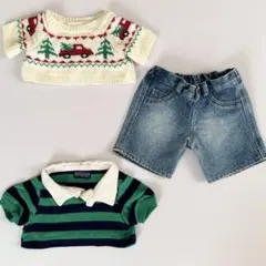 モンチッチLサイズ用　着せ替え服3点セット（中古）
