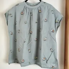 マーブルシュッド 象 刺繍 ブラウス 麻＆綿素材のサムネイル