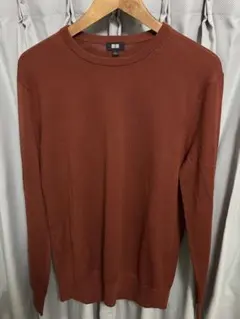 UNIQLO オレンジ クルーネックセーター L