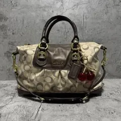 Rare✨️Coach Y2K Ashley Leather Boston Bag
