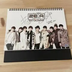 ZE:A 2011 カレンダー サイン入り