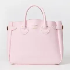 YOUNG & OLSEN レザー調 ベルテッドトートバッグ PINKのサムネイル