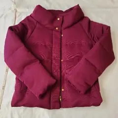 ワインレッド　BEAMS HEART ダウンジャケット Sのサムネイル