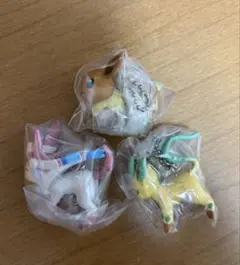 ポケモン　つまんでつなげてマスコット13 イーブイ リーフィア ニンフィア