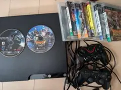 PlayStation 3 本体 + ゲームソフト9本 + コントローラー2つ