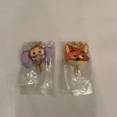 ズートピア　アイスキャンディーチャーム　ニック・フィニック匿名配送 【最安値‼️】