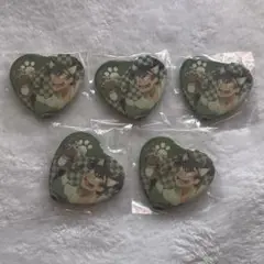 忍たま ナンジャ 食満留三郎 ハート缶バッジ