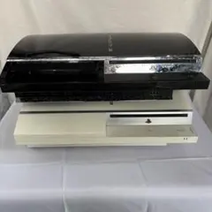 k*o様 ジャンク 初期型PlayStation 3 本体 2台セット黒 白CE
