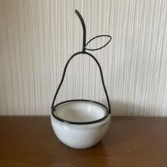 洋梨オブジェ、小物入れ　送料無料