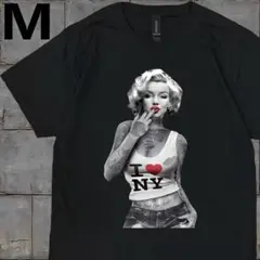 マリリンモンローtatto 半袖 tシャツ 黒Mサイズ rap hiphop