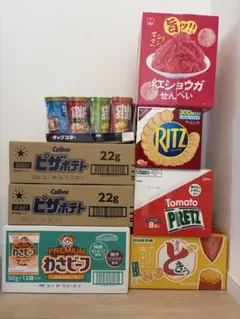 茜丸どらやき、ジューC、毎日クロワッサン、ピザポテト、ひとくち