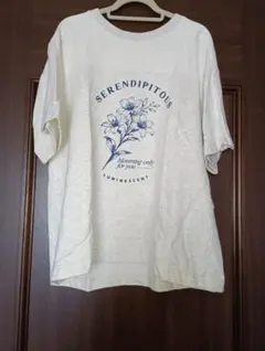 サマンサモスモス　ミニ裏毛切り替えフラワープリントTシャツのサムネイル