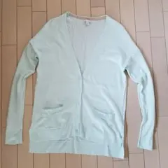 ギャップ GAP レディース カーディガン 長袖 Ｖネック ライトグリーン