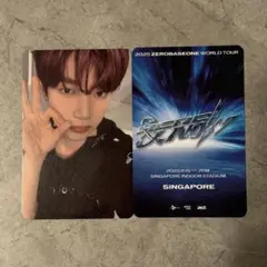 ZEROBASEONEゼベワン シンガポール入場特典トレカ ジャンハオ