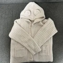 ジェラートピケ　フード付きカーディガン　Sサイズ