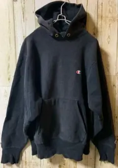 チャンピオン リバースウィーブ ブラック　90s　雰囲気系