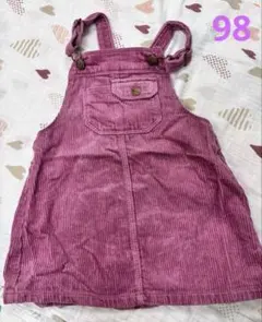 ☆ZARA コーデュロイ ワンピース ジャンスカ☆98