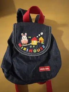 ミキハウス デニムリュック 小型