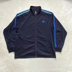 y2k adidas アディダス ジャージ トラックジャケット ネイビー XO