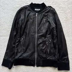 DISCOVERED ギミックレザージャケット　ブルゾン　ボールチェーン 2026年最新】DISCOVERED メンズ レザージャケット・ライダースの人気