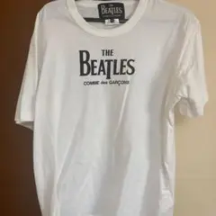 希少サイズ　新品未使用　未開封　ビートルズ コムデギャルソン Tシャツ　XXL コムデギャルソン ビートルズ限定 バックテキスト ロゴTシャツ