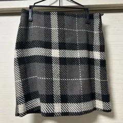H&Mチェック柄スカート　EUR36